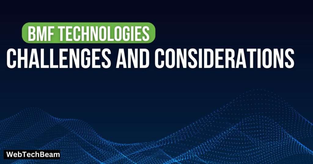 Challenges and Considerations: BMF Technologies