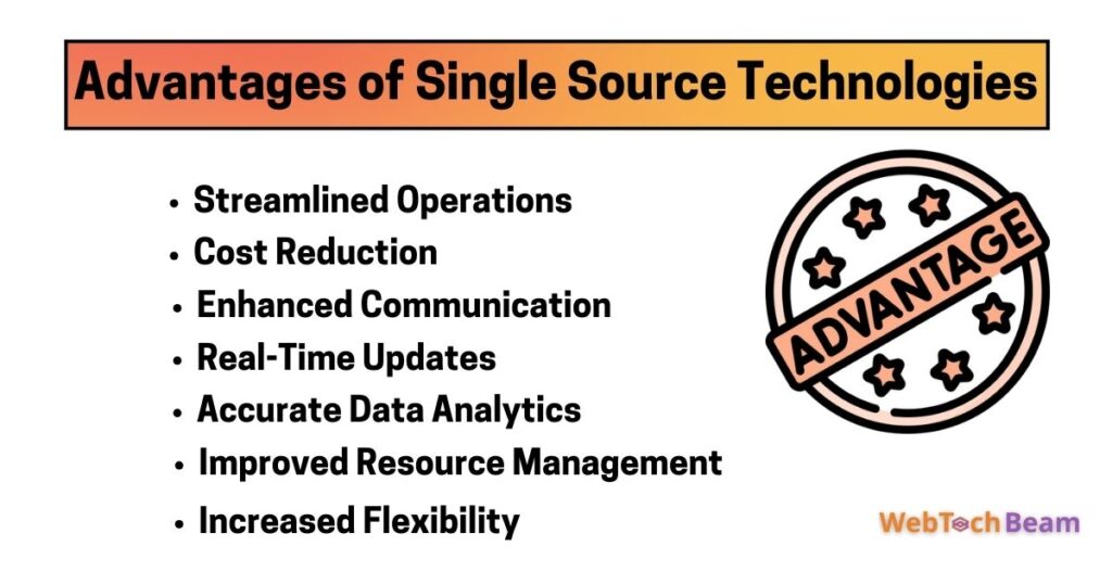 Advantages of Single Source Technologies